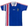 Koszulka Francja Retro Domowe 1994 Koszulki Piłkarskie Krótki Rękaw